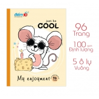 Tập học sinh 96 trang 5 ô ly vuông 100 gsm Điểm 10 TP-NB075 (hình ngẫu nhiên)