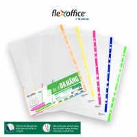 Bìa lỗ - bìa lá đa năng A4 Thiên Long Flexoffice nhiều màu sử dụng với bìa còng