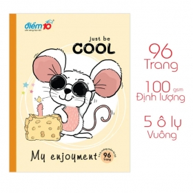 Tập học sinh 96 trang 5 ô ly vuông 100 gsm Điểm 10 TP-NB075 (hình ngẫu nhiên)